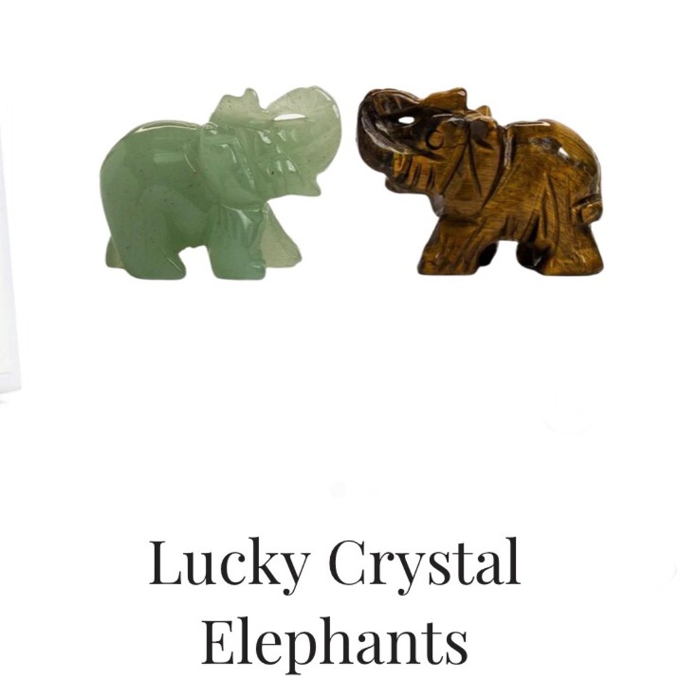 LUCKY CRYSTAL ELEPHANTS